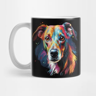 Whippet Rainbow Mug